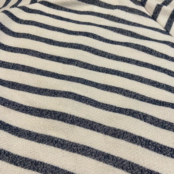 5T Boys Striped Zip Up Sweater - Picture 3 of 4